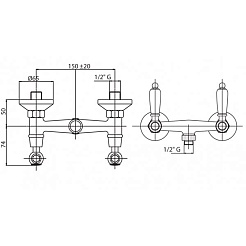 Cezares Смеситель FIRST-DS-01-Bi для душа – фотография-2